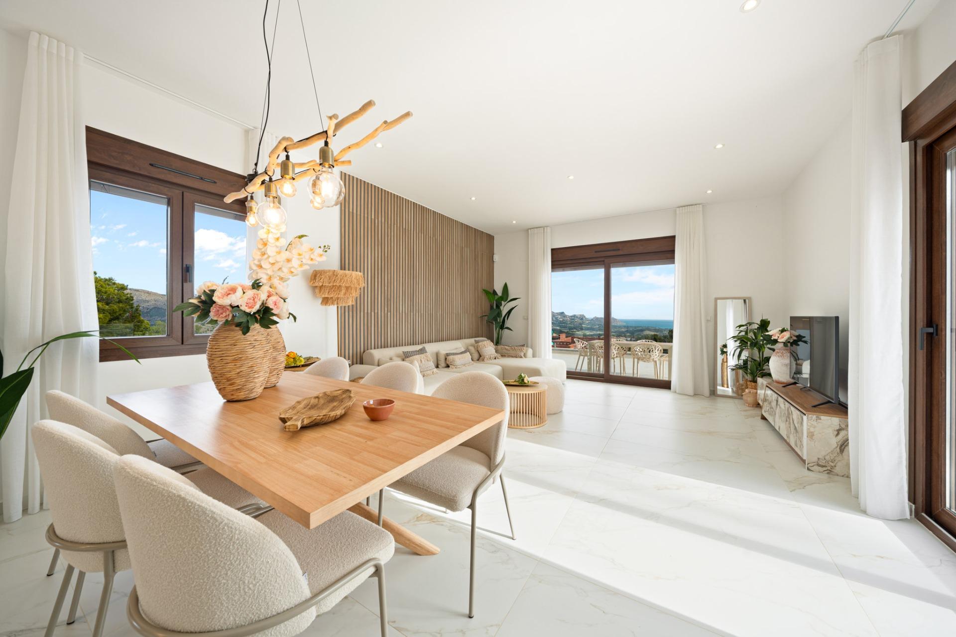 Stunning New Build Villas in Polop with Sea Views