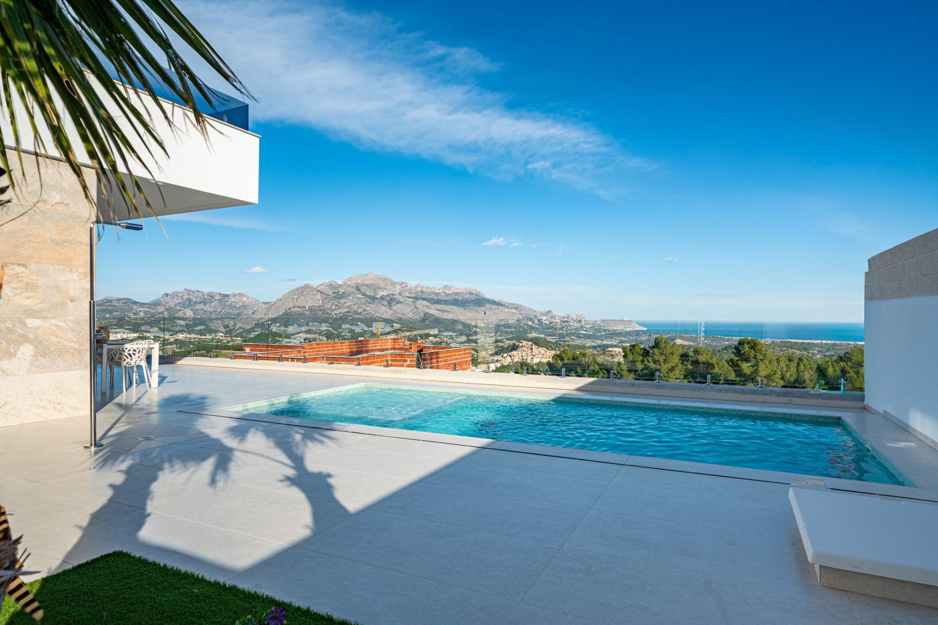 Stunning New Build Villas in Polop with Sea Views