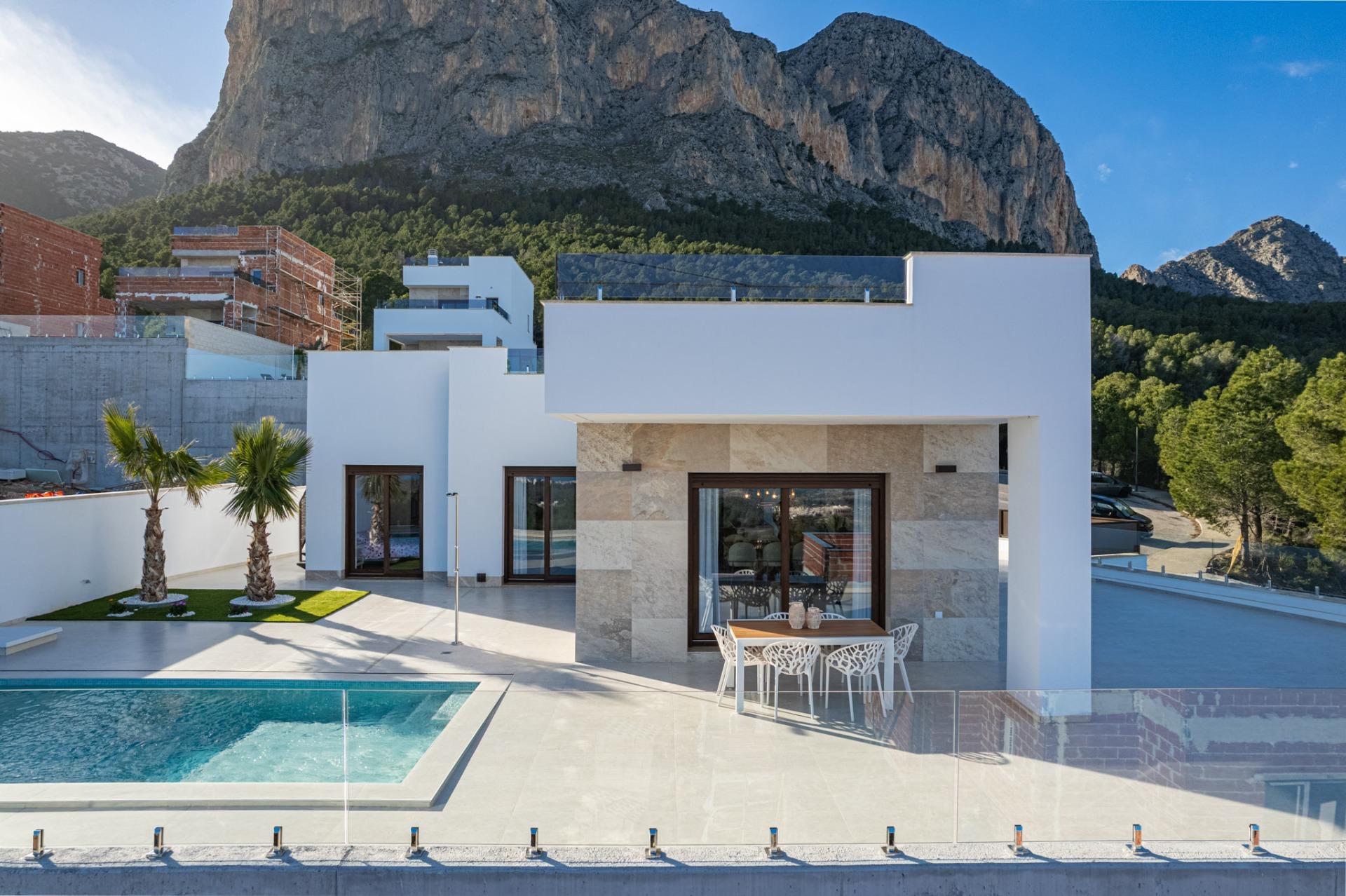 Stunning New Build Villas in Polop with Sea Views
