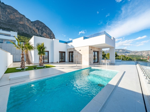 Stunning New Build Villas in Polop with Sea Views