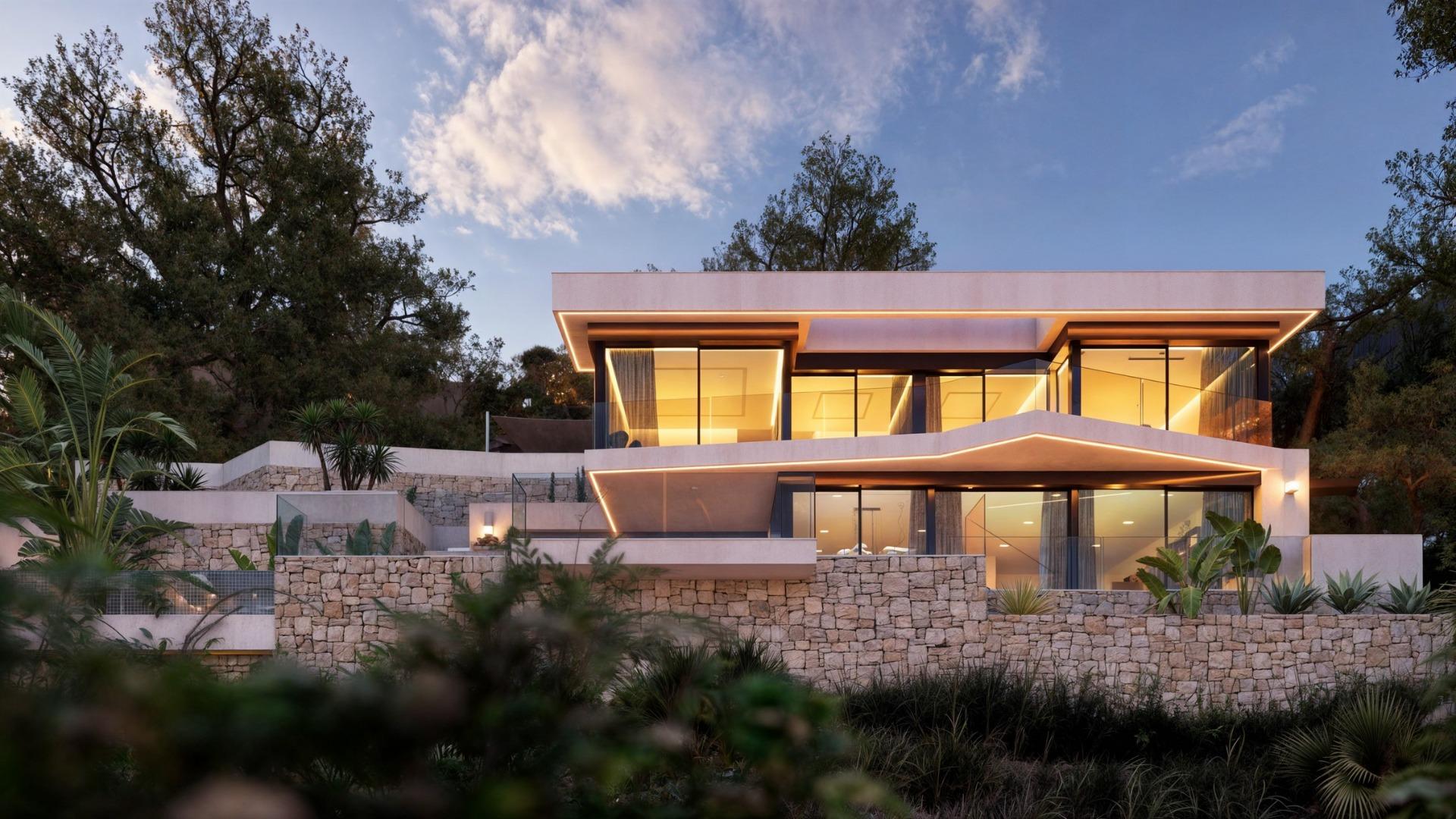 Luxury New Build Villa with Panoramic Sea Views in Raco de Galeno, Benissa Costa