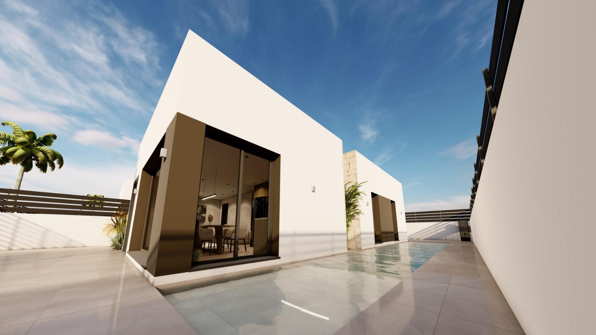 Modern Independent Villas in Monteazul Benijofar with Optional Pool and Solarium