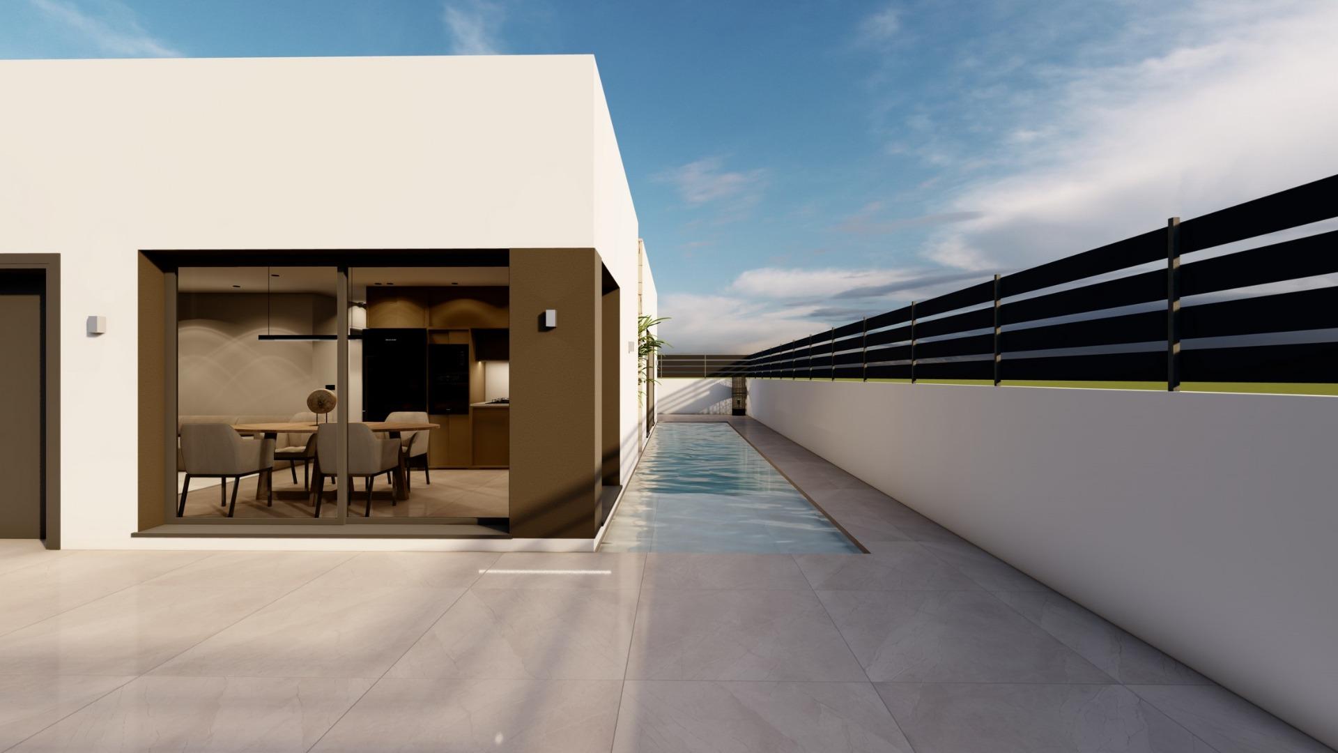 Modern Independent Villas in Monteazul Benijofar with Optional Pool and Solarium