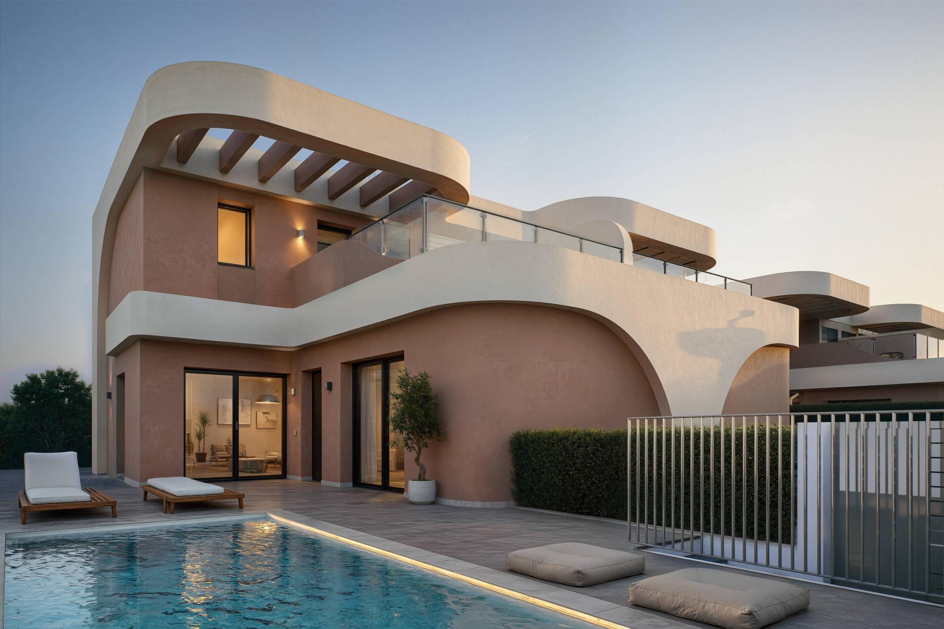 Modern Semi Detached Villas in Daya Nueva with Contemporary Design and Excellent Connectivity