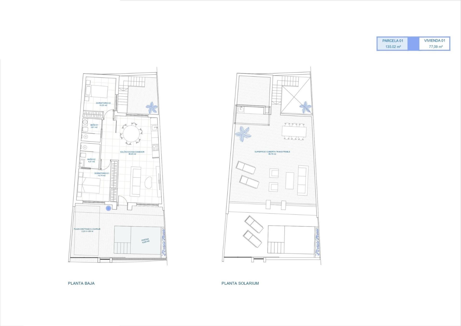 Modern New Build Townhouses with Private Pool in El Alba Resort Torre Pacheco