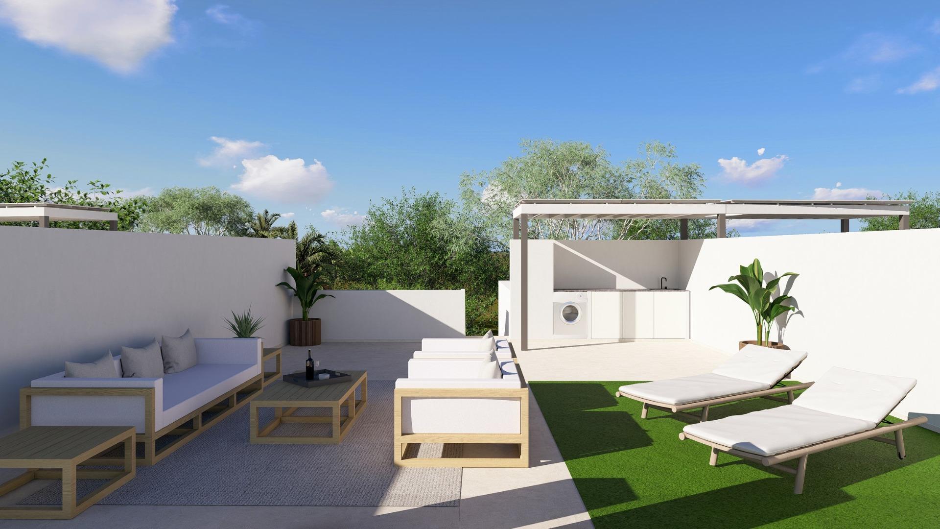 Modern New Build Townhouses with Private Pool in El Alba Resort Torre Pacheco