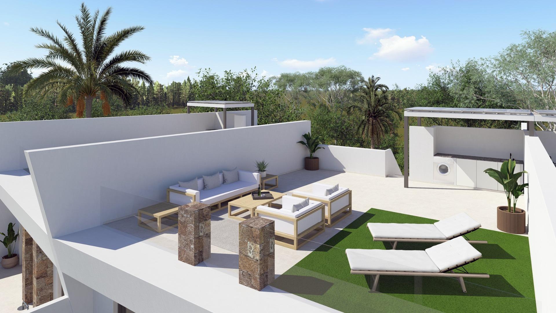 Modern New Build Townhouses with Private Pool in El Alba Resort Torre Pacheco