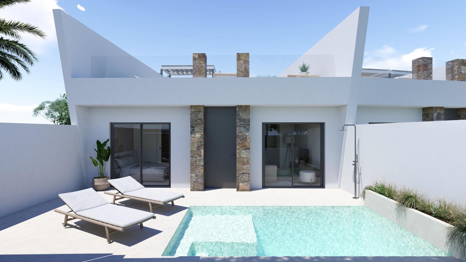 Modern New Build Townhouses with Private Pool in El Alba Resort Torre Pacheco