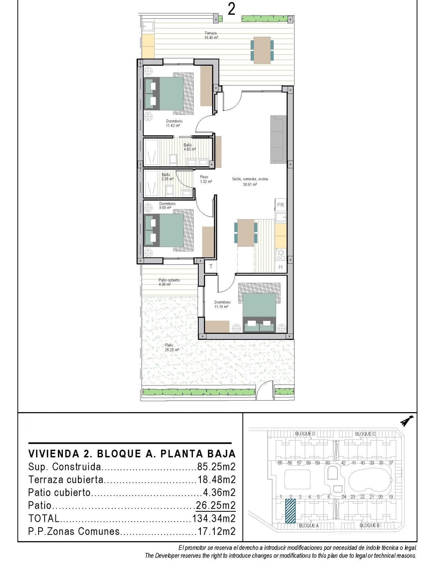 Modern New Build Apartments in San Cayetano, Torrepacheco, Murcia