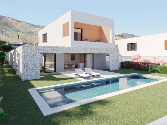 Exclusive Contemporary Villas in Finestrat Near Benidorm and the Beach