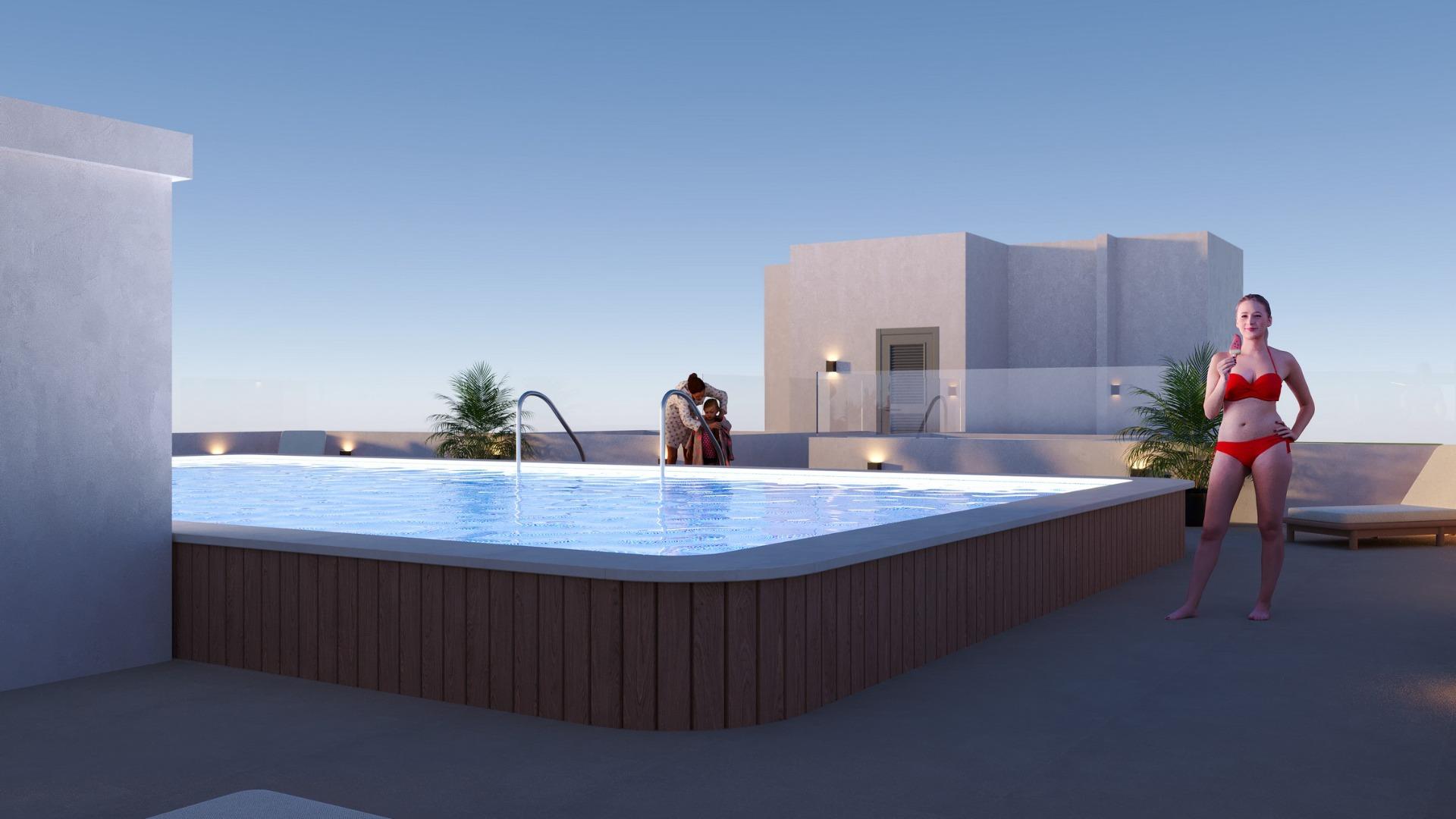 14-1 Modern New Build Apartments in the Center of San Miguel de Salinas