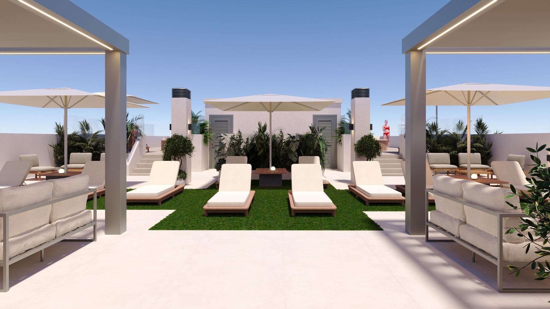 Modern New Build Apartments in the Center of San Miguel de Salinas