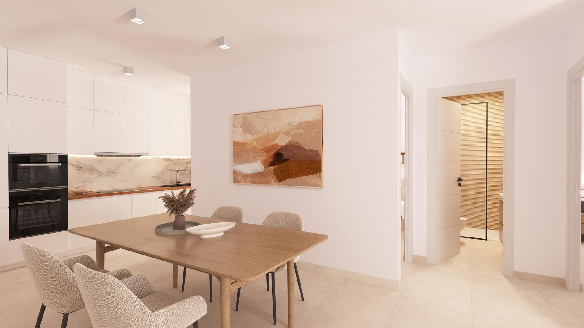 Modern New Build Apartments in the Center of San Miguel de Salinas