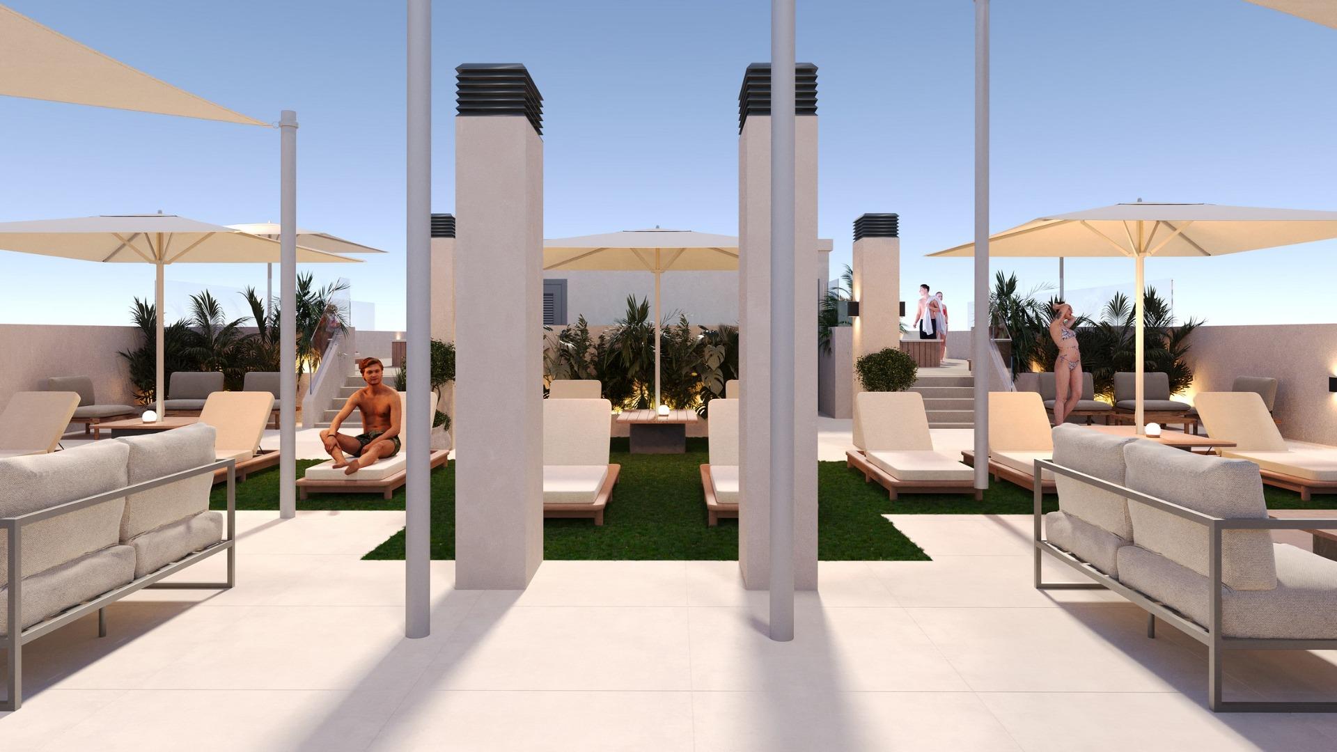 Modern New Build Apartments in the Center of San Miguel de Salinas