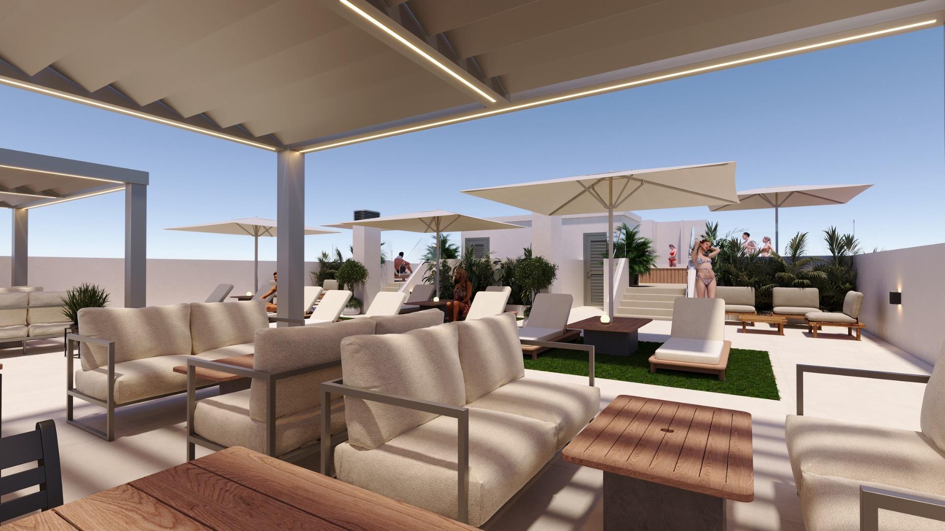 Modern New Build Apartments in the Center of San Miguel de Salinas