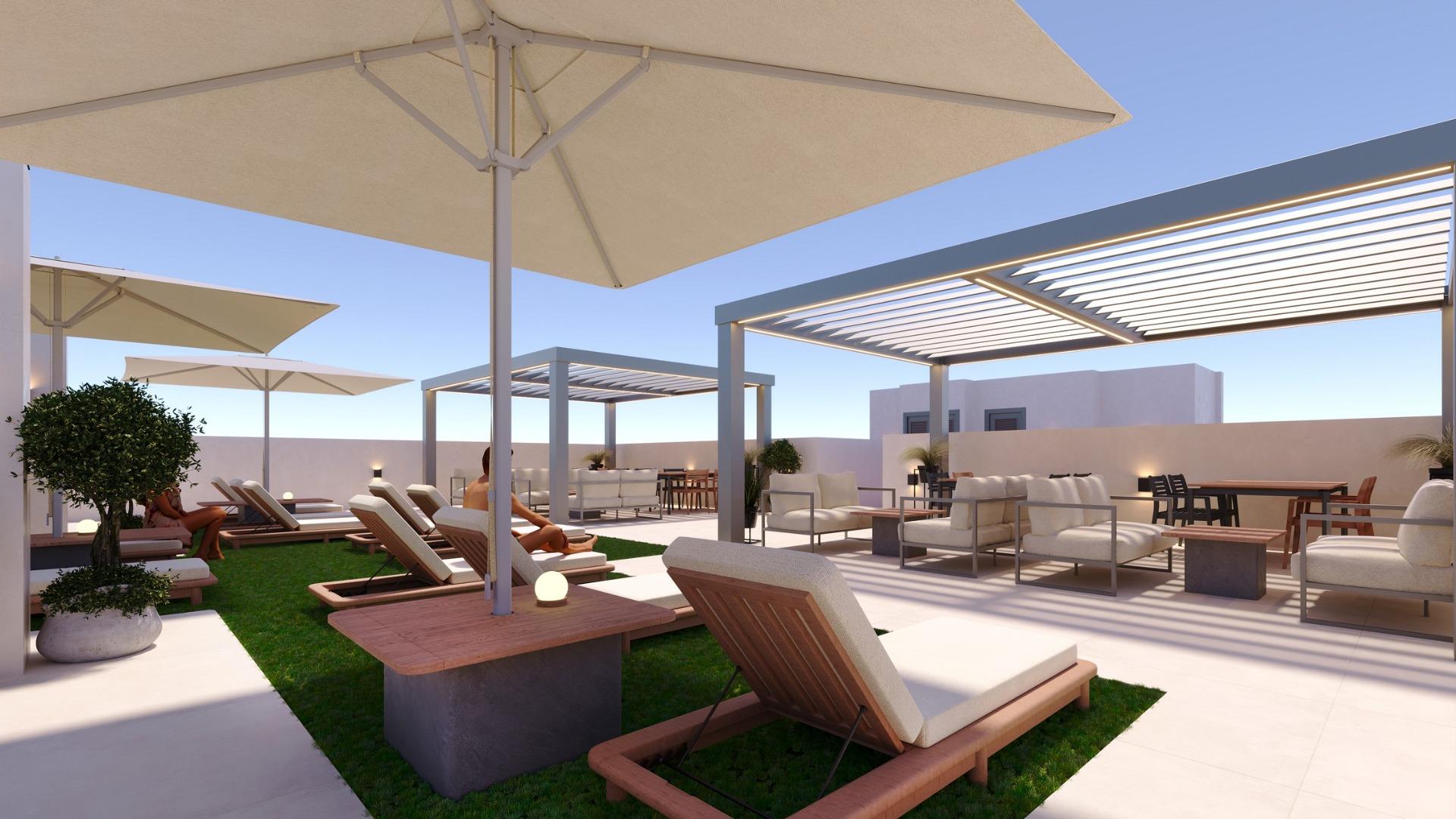 Modern New Build Apartments in the Center of San Miguel de Salinas