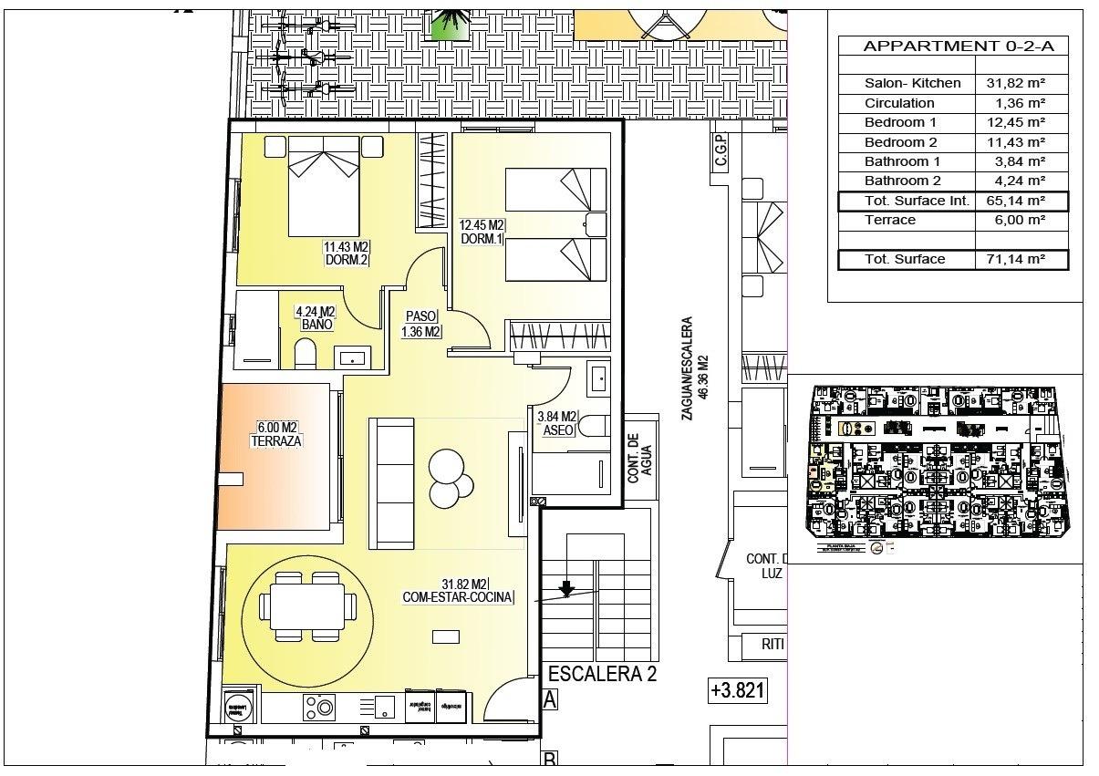 Modern New Build Apartments in the Center of San Miguel de Salinas