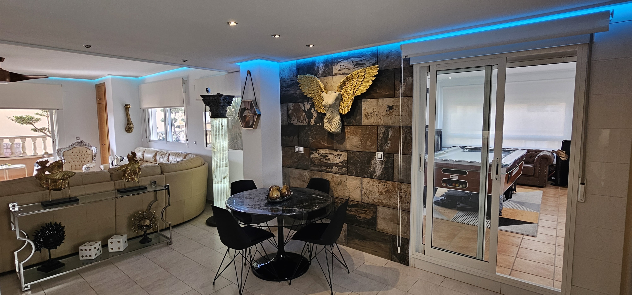 Elegant 3 Bedroom Apartment with 60 m² Terrace and Wellness Facilities in Los Dolses