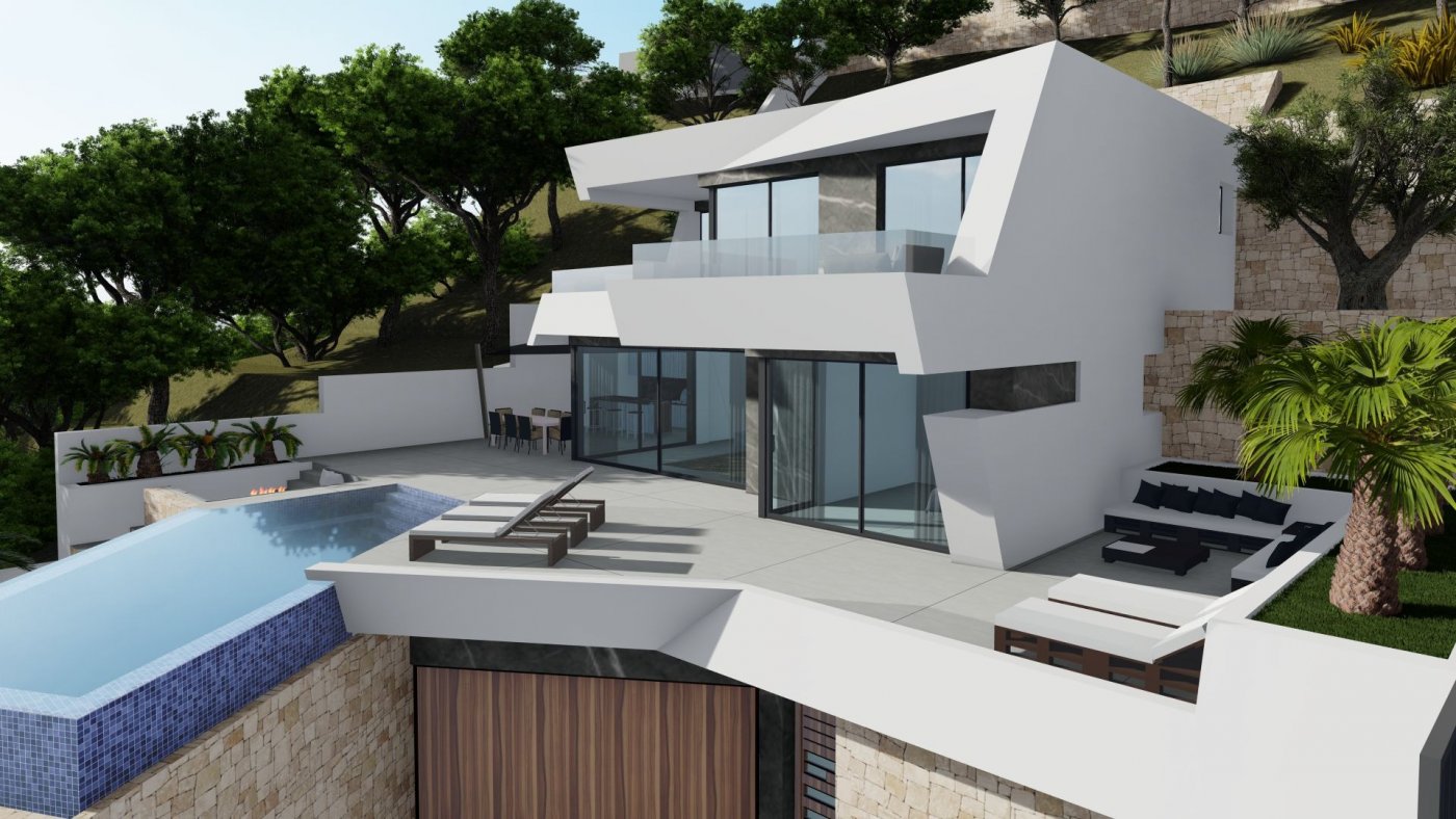 NEW BUILD LUXURY VILLA WITH SPECTACULAR VIEWS IN CALPE