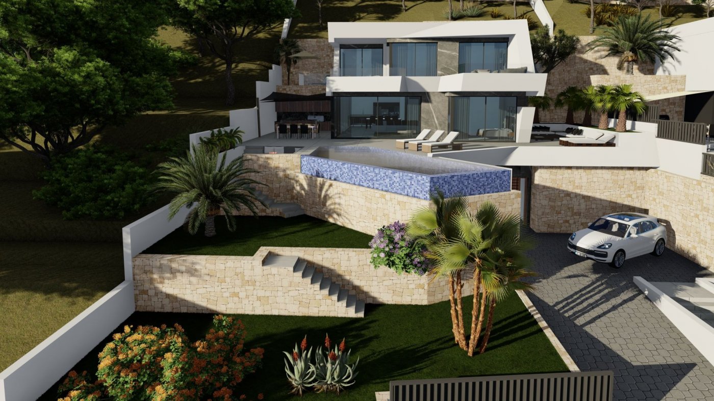 NEW BUILD LUXURY VILLA WITH SPECTACULAR VIEWS IN CALPE