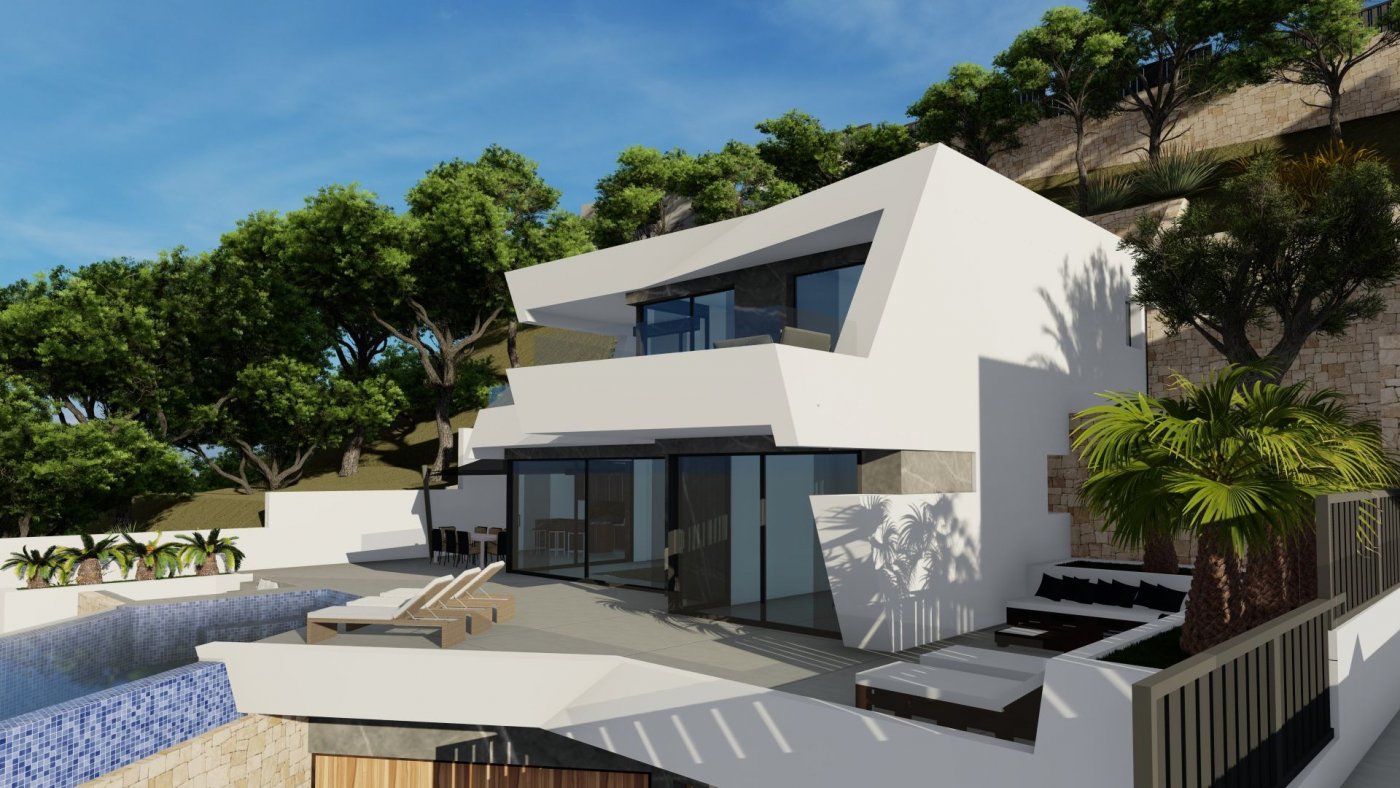NEW BUILD LUXURY VILLA WITH SPECTACULAR VIEWS IN CALPE