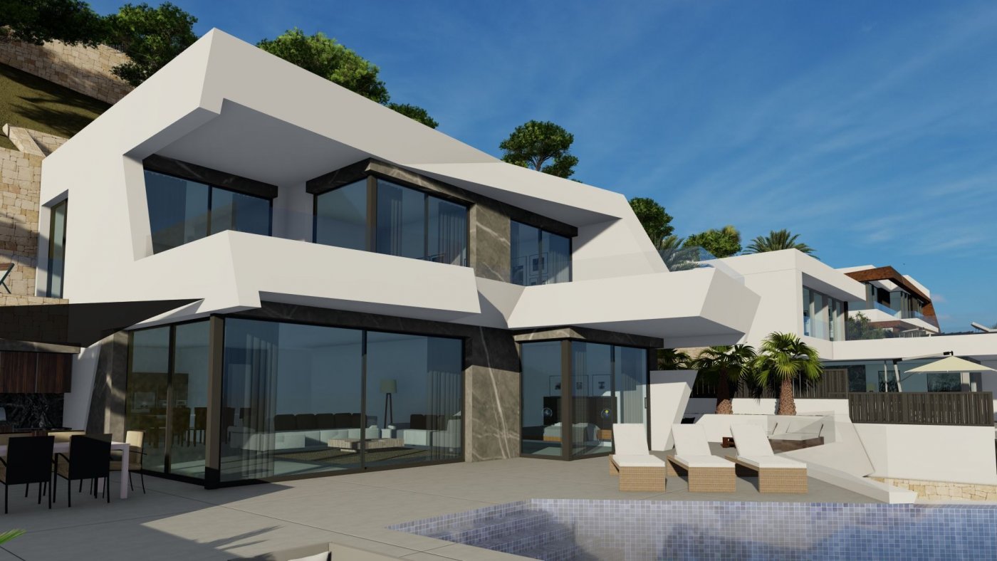 NEW BUILD LUXURY VILLA WITH SPECTACULAR VIEWS IN CALPE