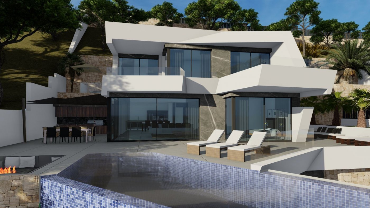 NEW BUILD LUXURY VILLA WITH SPECTACULAR VIEWS IN CALPE