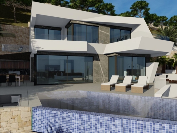 NEW BUILD LUXURY VILLA WITH SPECTACULAR VIEWS IN CALPE