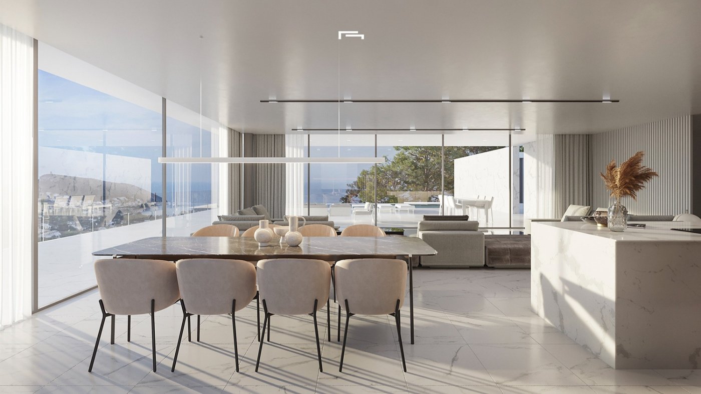 LUXURY NEW BUILD VILLA WITH THE SEA VIEWS IN MORAIRA