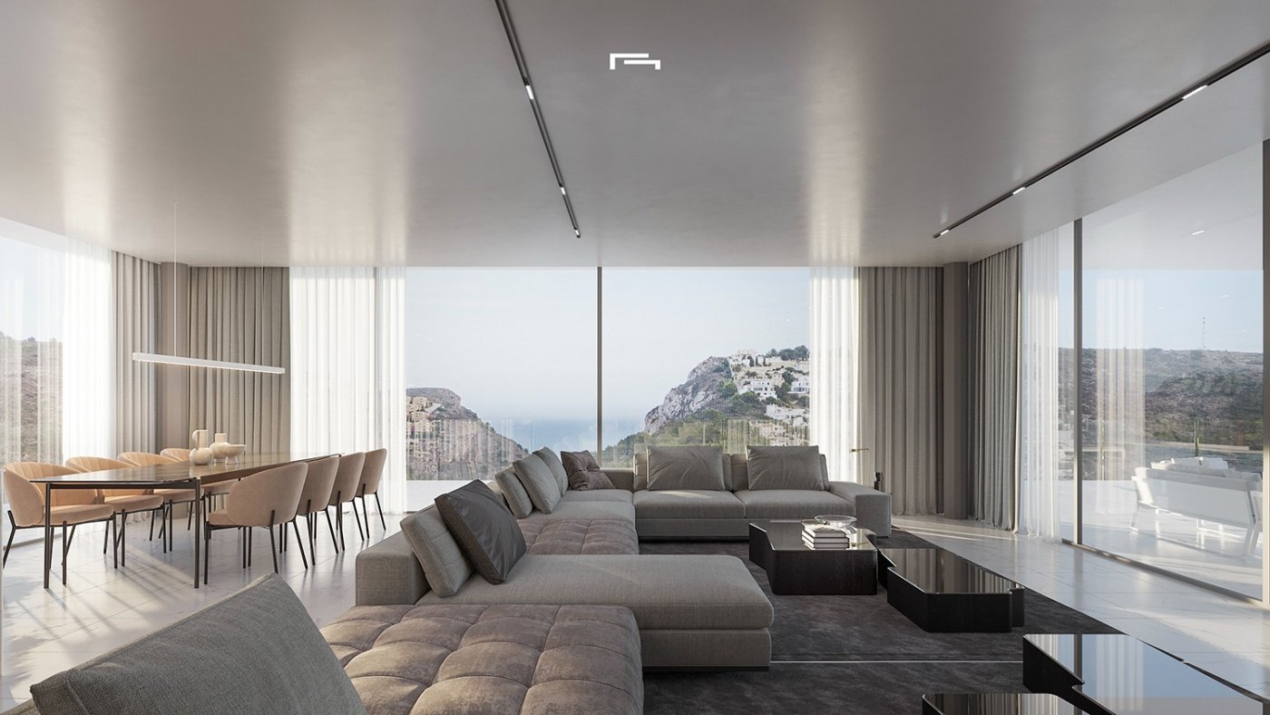 LUXURY NEW BUILD VILLA WITH THE SEA VIEWS IN MORAIRA