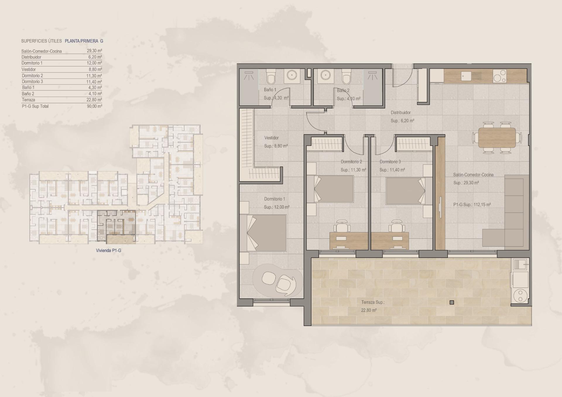NEW BUILD APARTMENTS IN TORRE-PACHECO