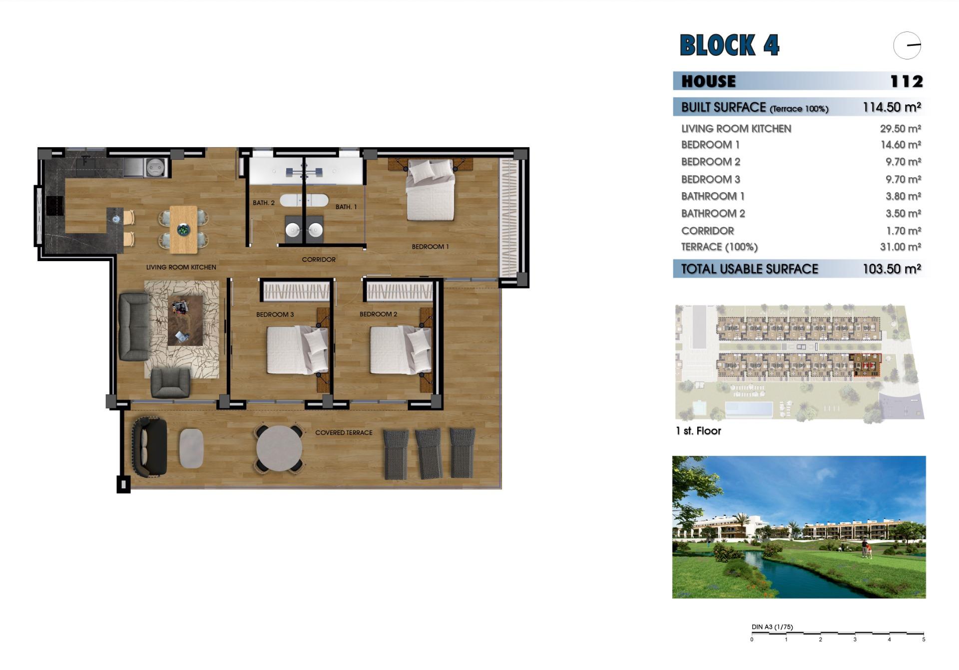 NEW BUILD RESIDENTIAL COMPLEX NEAR LA SERENA GOLF, LOS ALCAZARES