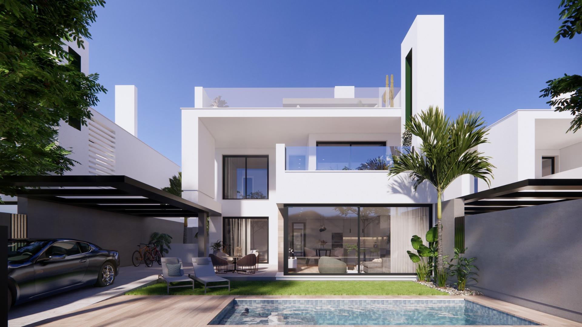 2-1 NEW BUILD VILLAS IN PRIVATE GATED RESORT IN PROVINCE OF MURCIA