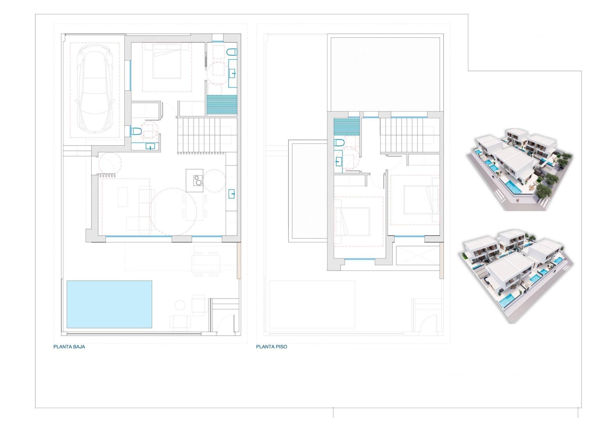 New Build Semi detached villas in Dolores