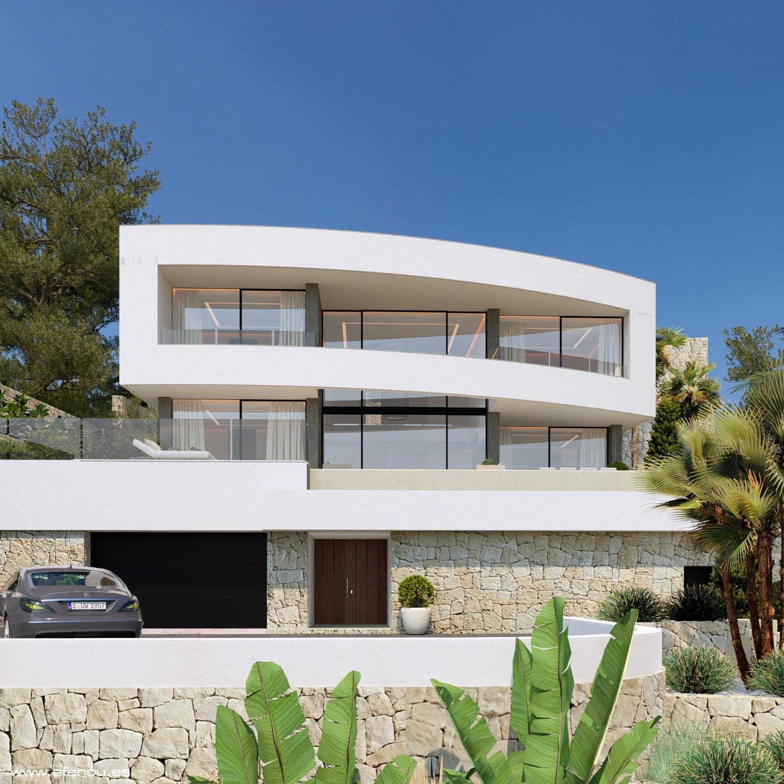 Luxurious Sea-View Villa in Calpe – Modern Elegance with Stunning Views