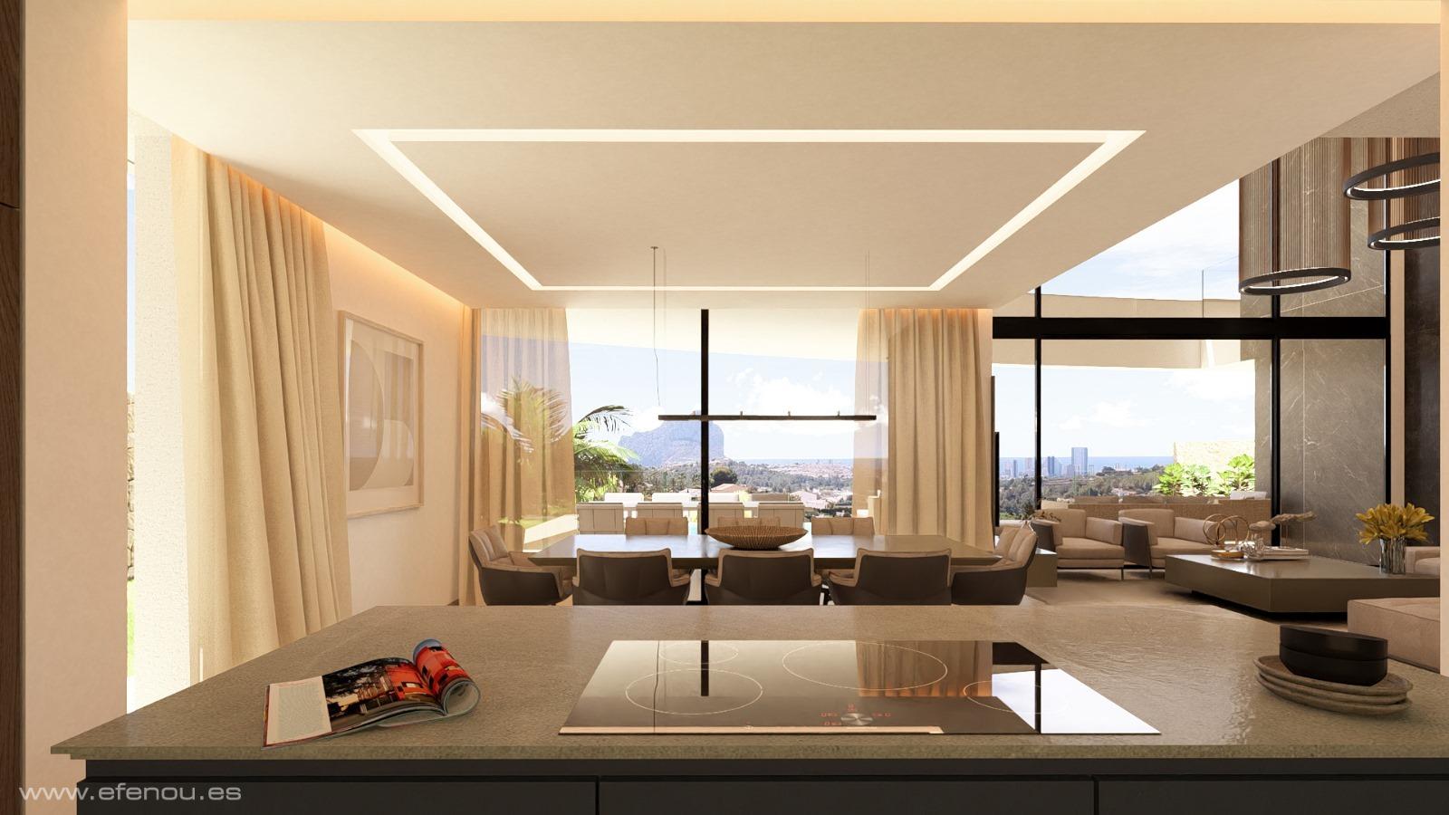 Luxurious Sea-View Villa in Calpe – Modern Elegance with Stunning Views