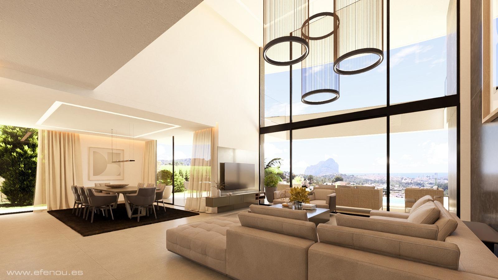 Luxurious Sea-View Villa in Calpe – Modern Elegance with Stunning Views