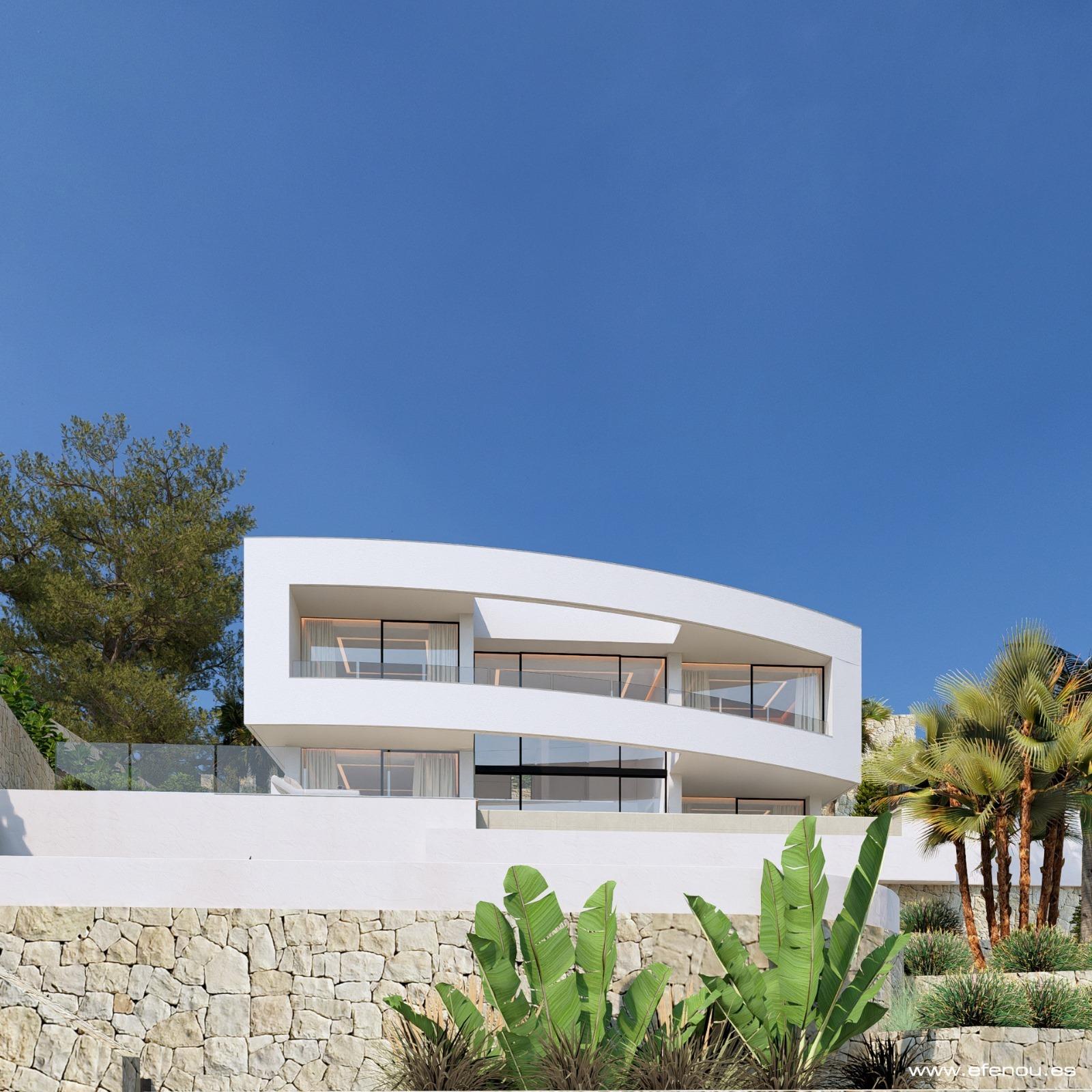 Luxurious Sea-View Villa in Calpe – Modern Elegance with Stunning Views
