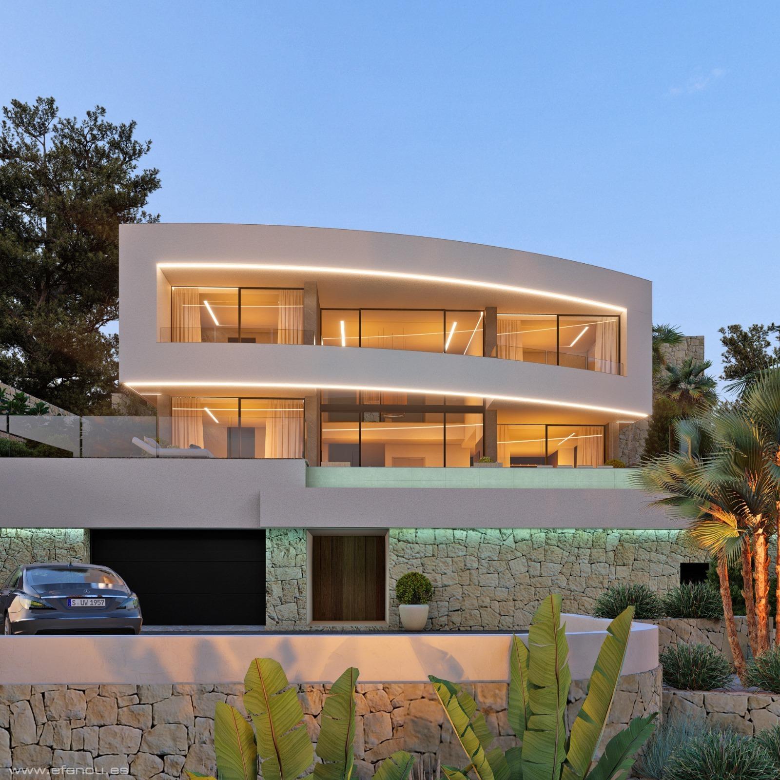 Luxurious Sea-View Villa in Calpe – Modern Elegance with Stunning Views