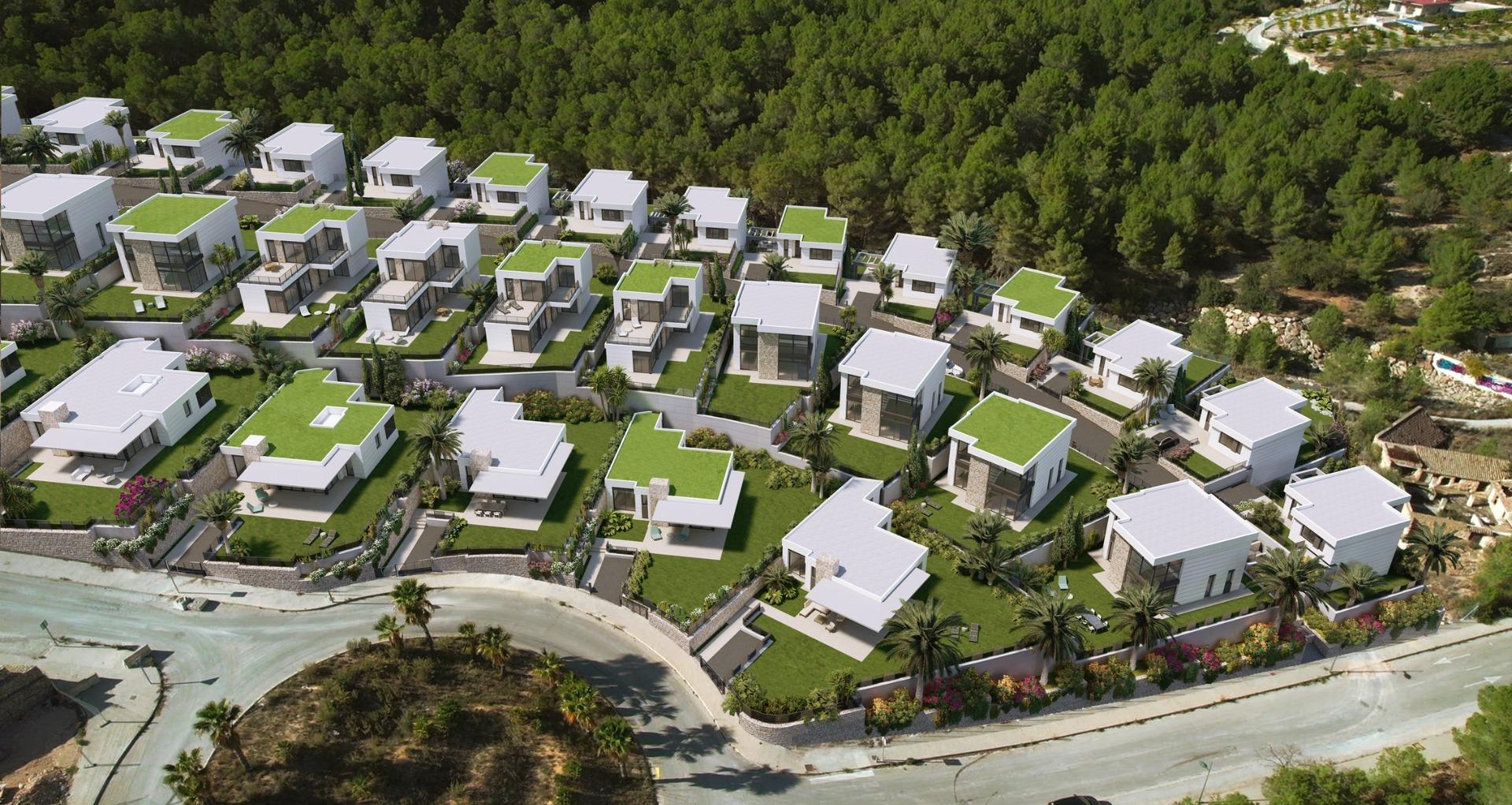 New Construction Villas in Polop, Alicante