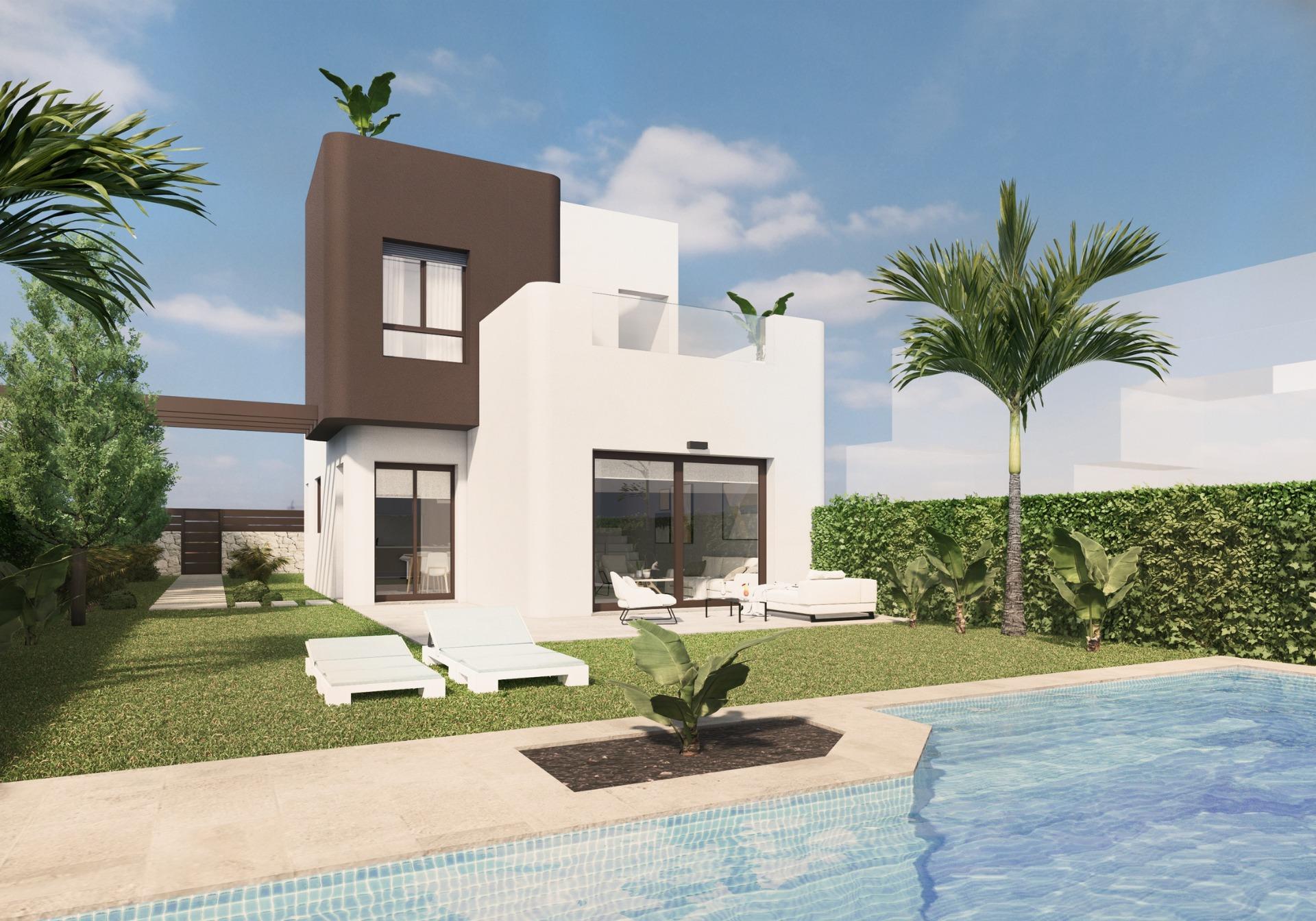 18-1 New Construction Villas on the Frontline of Lo Romero Golf
