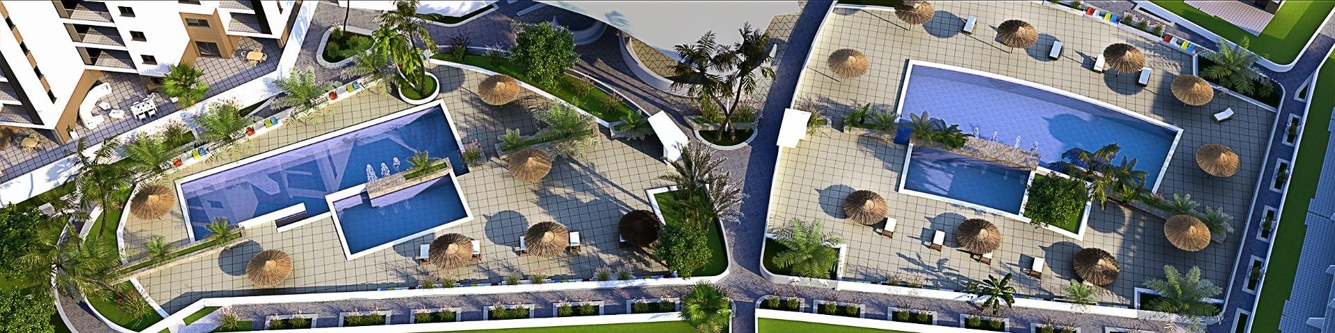 New Build Apartments and Bungalows in Mil Palmeras