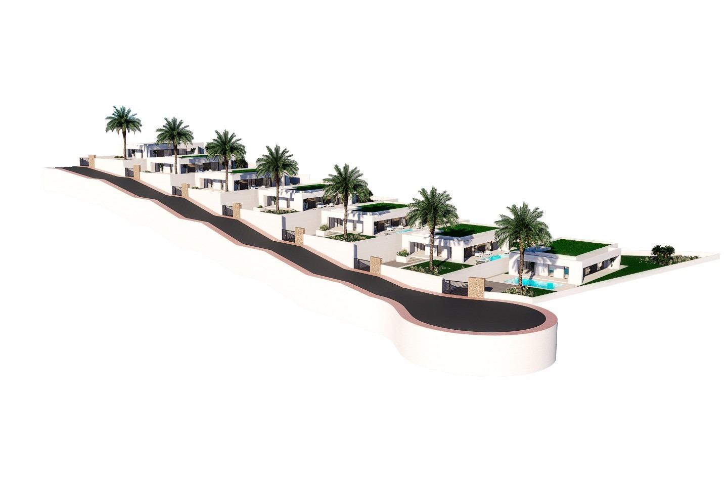 Newly built villas with sea views in Finestrat-Benidorm