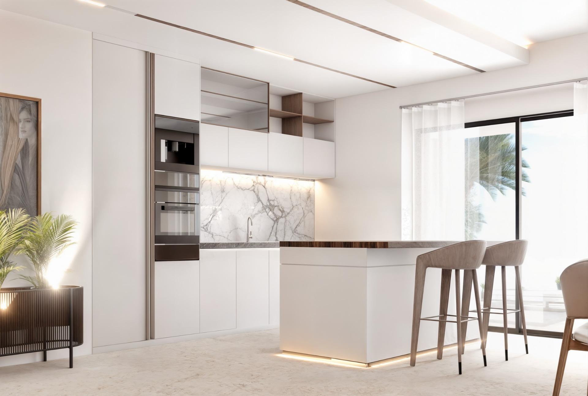 Newly built villas with sea views in Finestrat-Benidorm