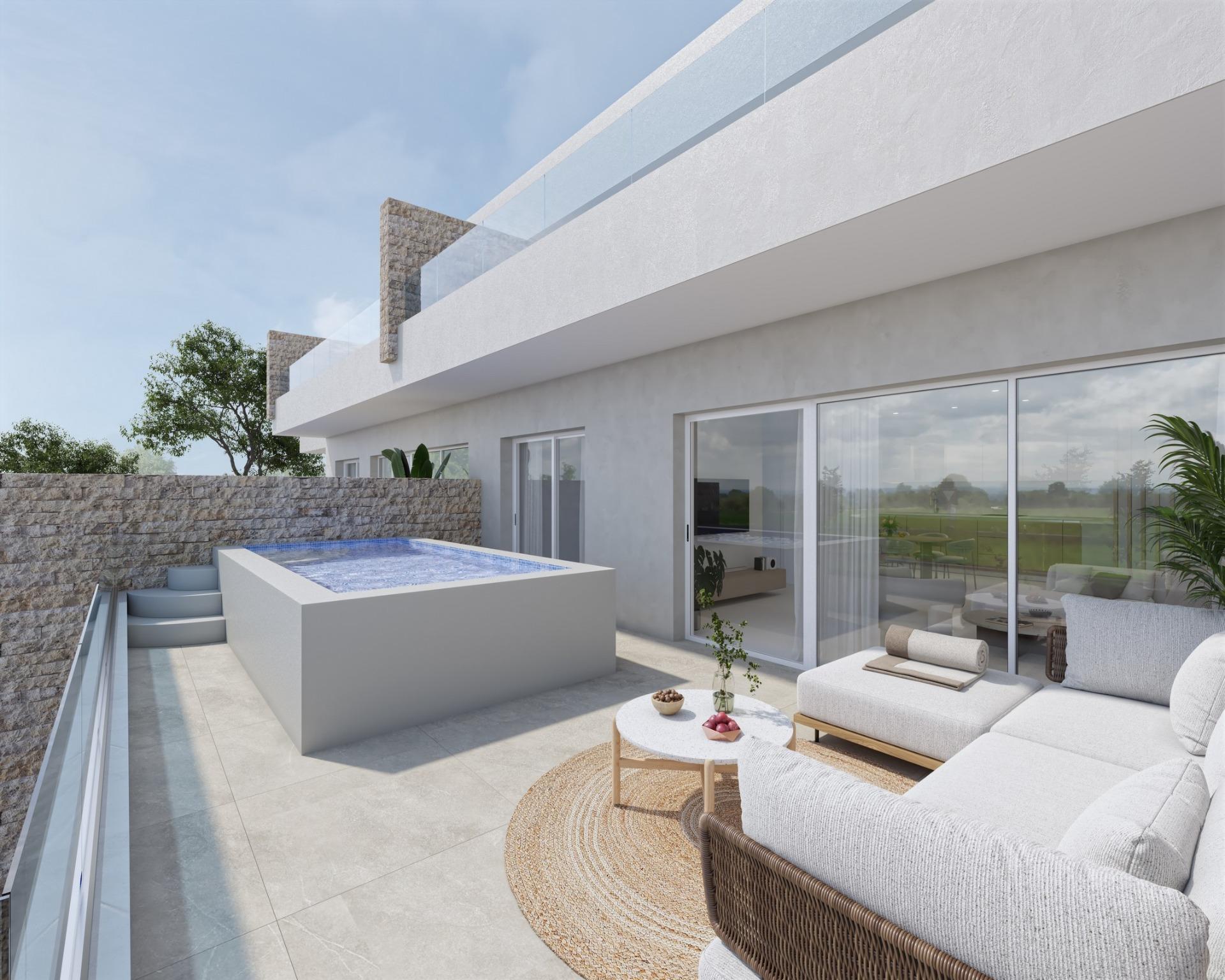 21-1 New build homes in Pilar de la Horadada with private pool