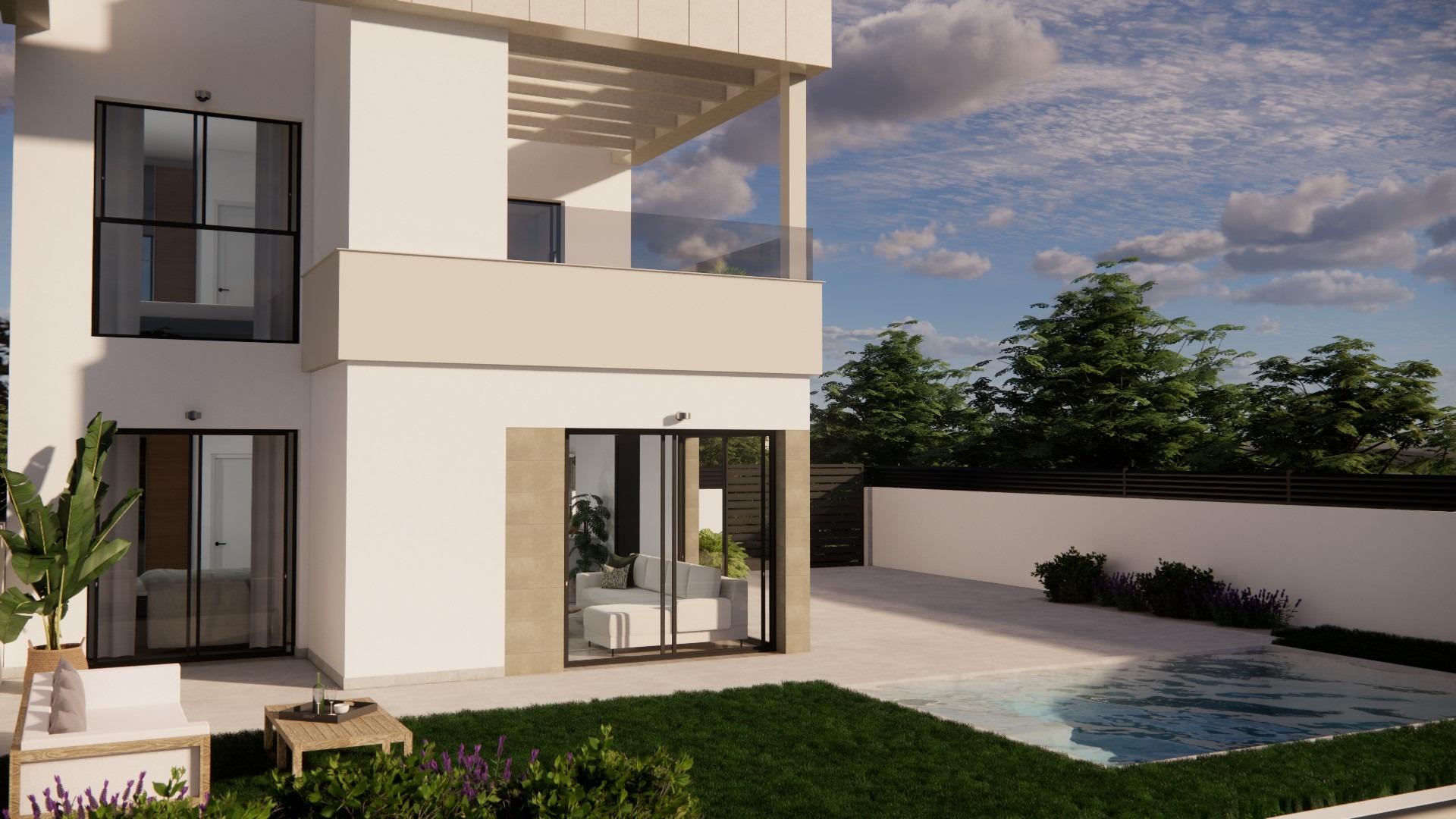 3-1 Modern Villas with Private Pool in Vistabella Golf Resort, Orihuela