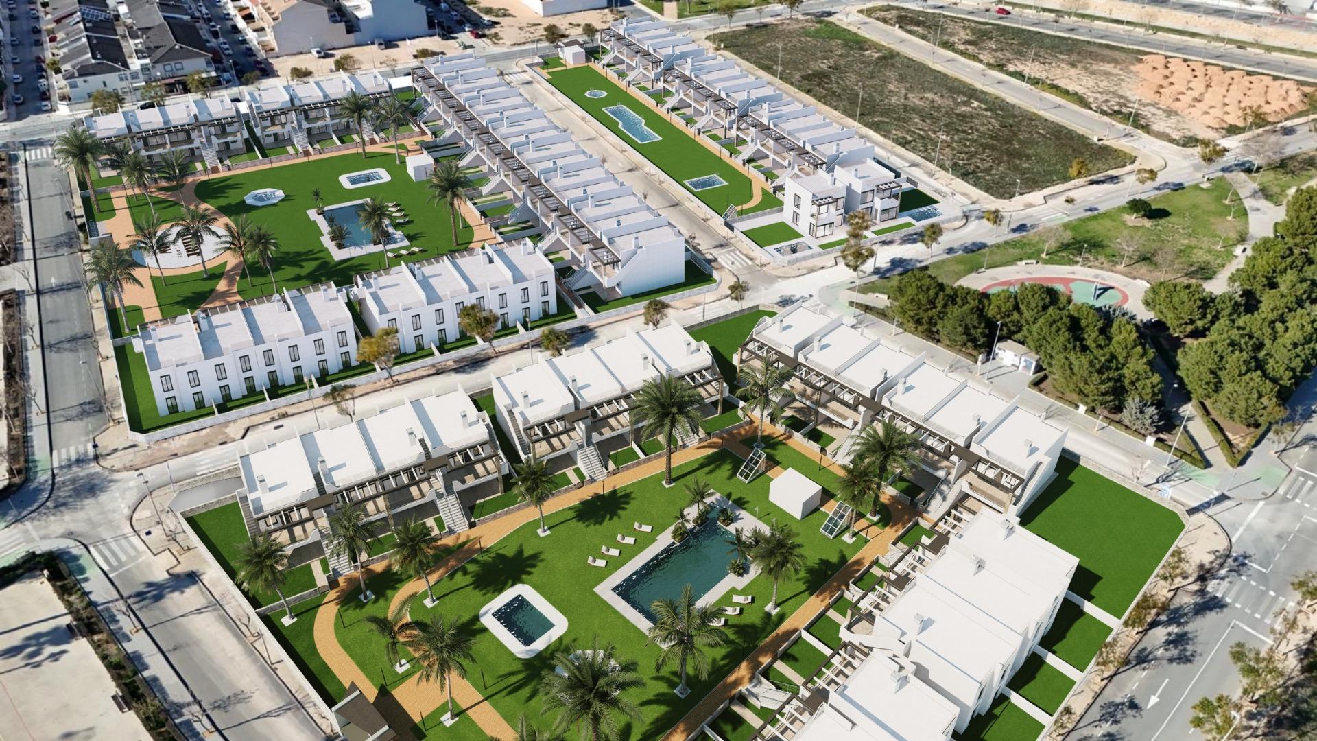 24-1 New build bungalows in Pilar de la Horadada