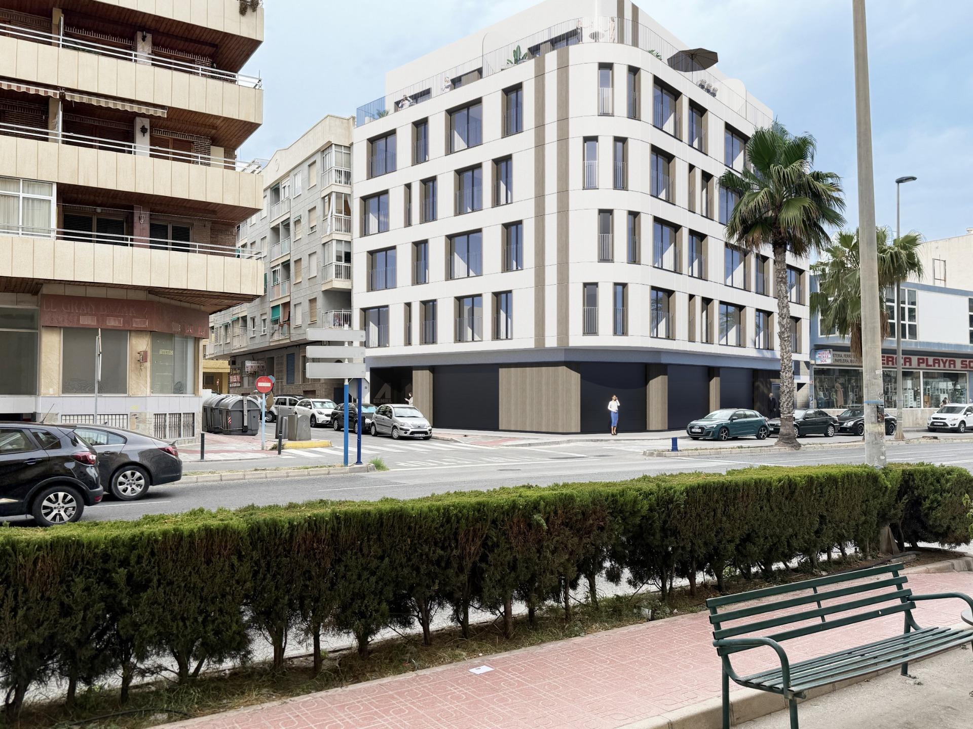 23-1 Stylish Residential Building 60 m away from El Acequion Beach at Torrevieja