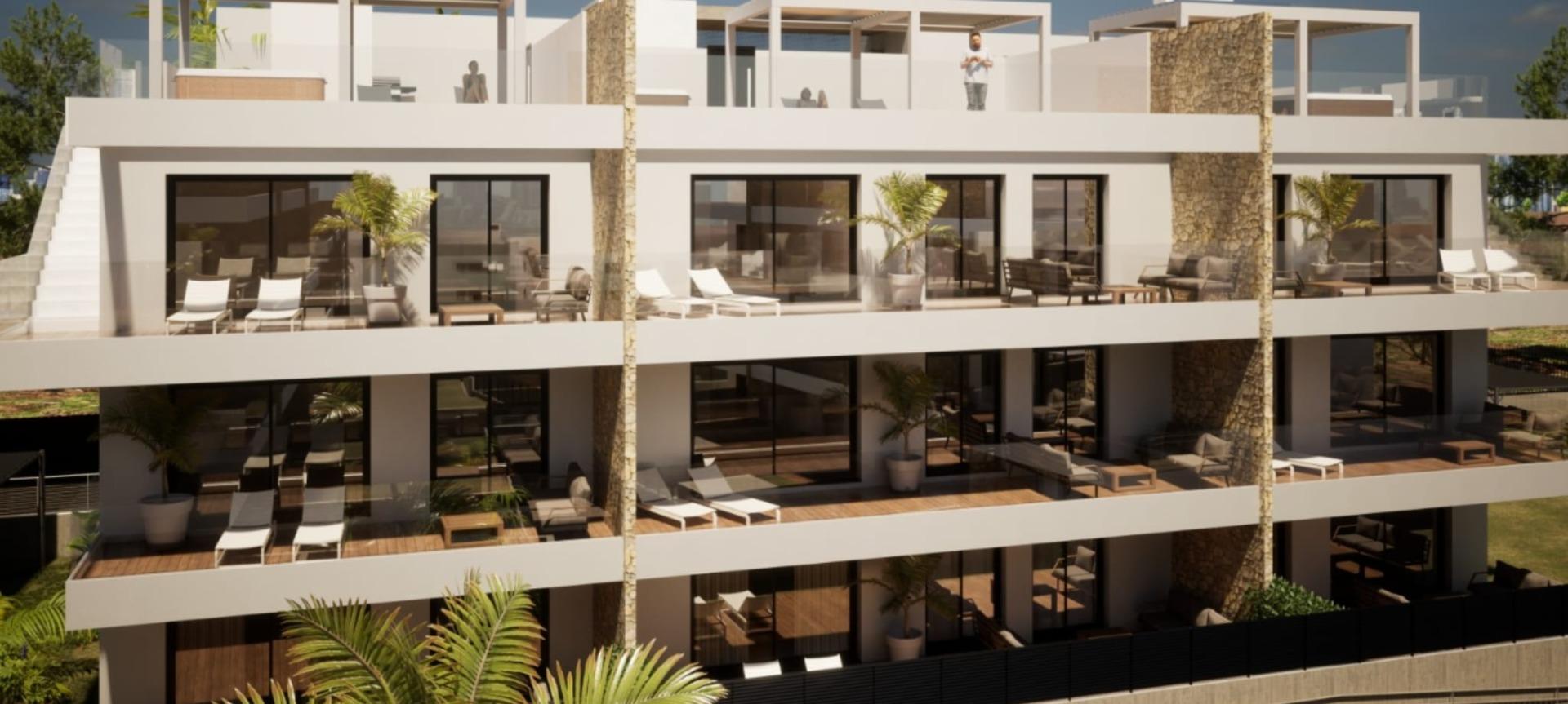 NEW BUILD RESIDENTIAL COMPLEX WITH THE SEA VIEW IN FINESTRAT