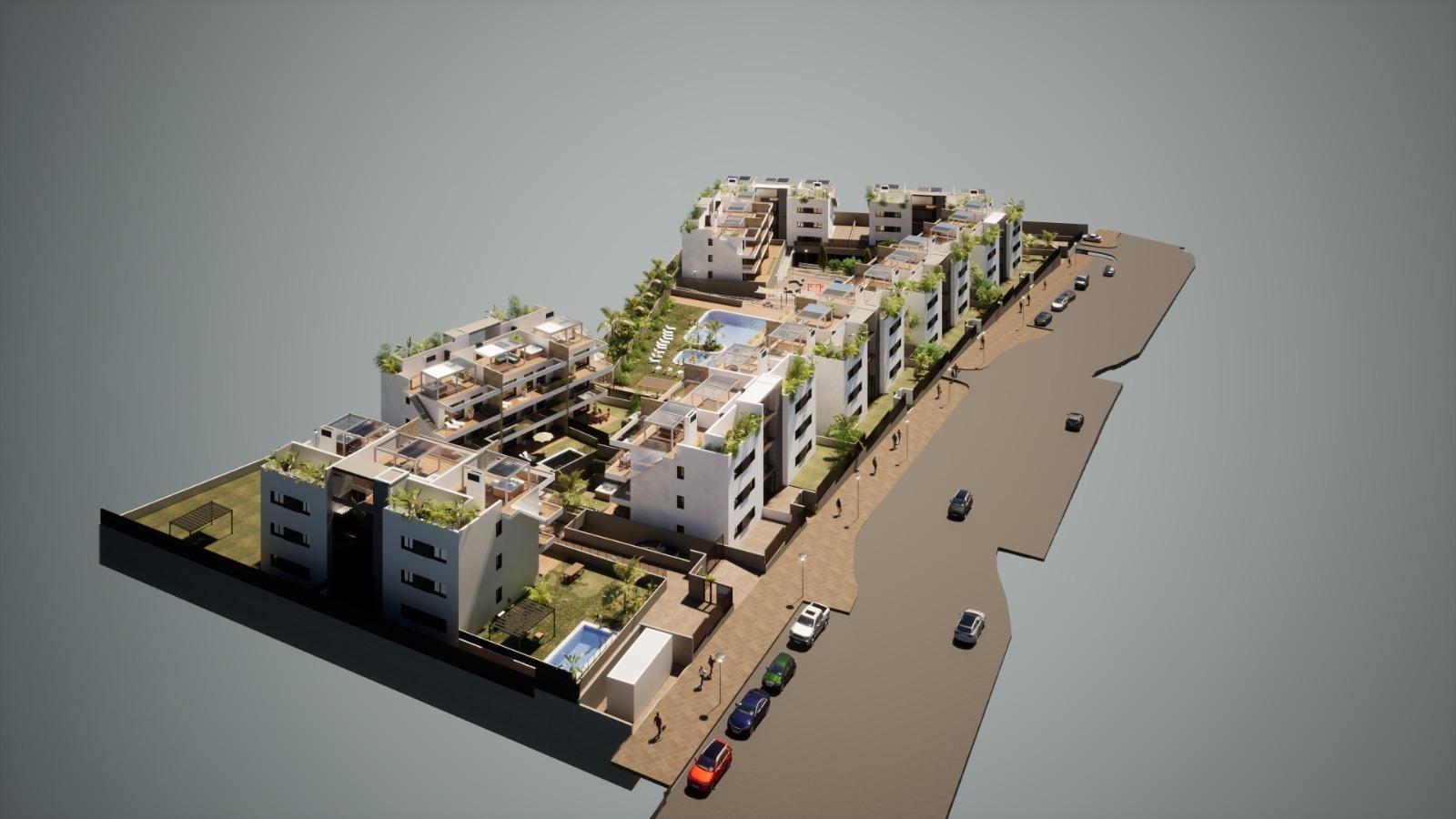 NEW BUILD RESIDENTIAL COMPLEX WITH THE SEA VIEW IN FINESTRAT